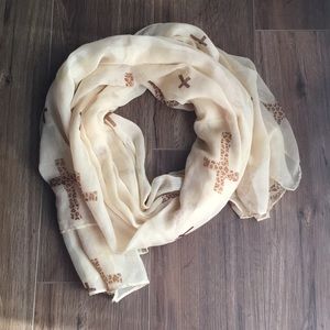 NWOT Cross Scarf